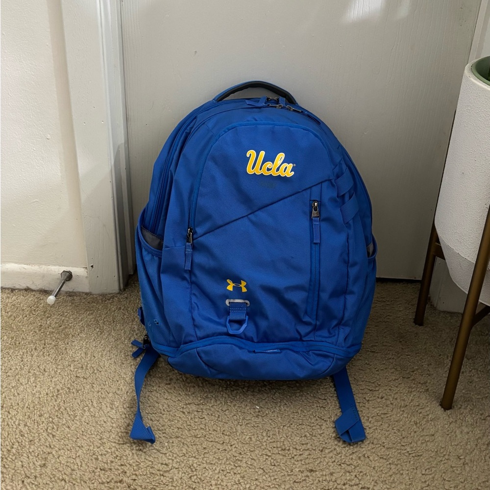 Under Armour Blue Backpack with Yellow UCLA Logo